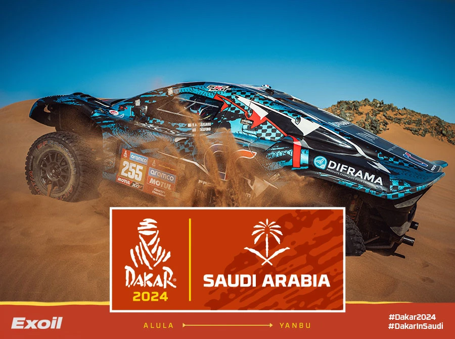 Diframa, sponsor d'un équipage concurrent du Dakar 2024