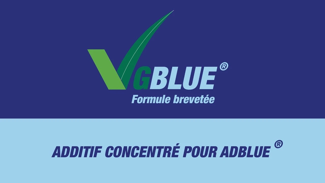 Poster de la vidéo - Logo VGBlue® - Additif concentré pour AdBlue®