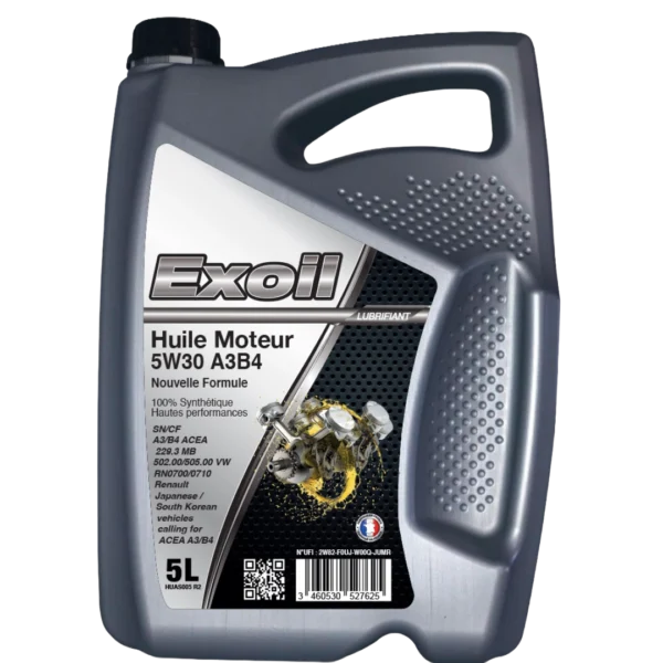 Huile Moteur Exoil 5W30 A3B4 Japanese - Bidon 5L